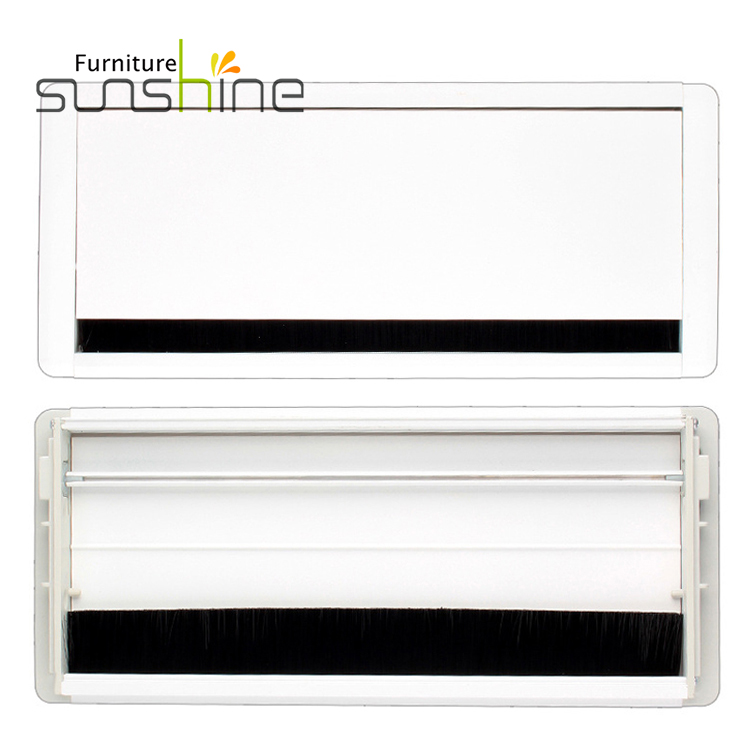 Принадлежности для офисной мебели, аксессуары для стола, втулка для кабеля, мягкое закрытие кабеля, управление с пыленепроницаемой щеткой