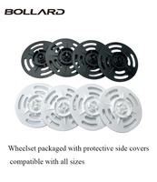 Ensemble de roues de vélo Bollard avec protections latérales et enjoliveurs en PVC, modèle CV-1