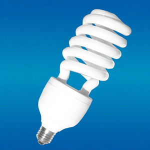 Lámpara CFL Lotus Blanca E27 6000K Luz Diurna, 8000 Horas, 80lm/W, CRI 80, AC 220V, 2 Años de Garantía, Plástico OEM, 560 Lúmenes, Regulable - Product Image 1