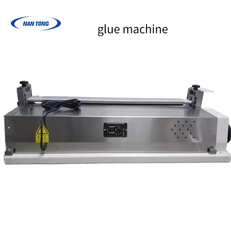Semi Automatic Paper Board Glue Machine Stainless Steel Pasting Gluing Machine