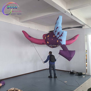 Décoration suspendue gonflable en forme de libellule, <span class=keywords><strong>ballon</strong></span> insecte coloré avec lumières LED pour <span class=keywords><strong>plafond</strong></span> de centre commercial et décoration d'événements nocturnes - Product Image 5