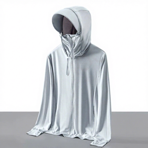 UPF50+ Ice Silk Sun protection Clothing for Men and Women, Anti-ultraviolet, <b>Light</b> and Breathable Sun protection Clothing <b>Jacket</b> - Product Image 1