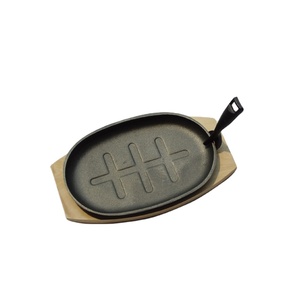 Offre Spéciale ovale <span class=keywords><strong>en</strong></span> <span class=keywords><strong>fonte</strong></span> Sizzler <span class=keywords><strong>plat</strong></span> <span class=keywords><strong>plat</strong></span> Fajita casserole avec plateau <span class=keywords><strong>en</strong></span> bois poignée <span class=keywords><strong>en</strong></span> <span class=keywords><strong>fonte</strong></span> - Product Image 6