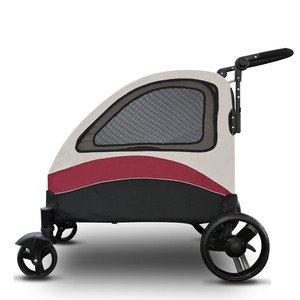 Kingtale Pet Supplies 4 Roues Moyens et Grands <span class=keywords><strong>Chiens</strong></span> Pliable Sortant Handicapé Sac de Transport Pet Trolley - Product Image 1