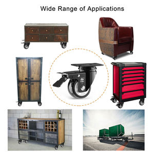 VIMA 3 Zoll hochwertige Industrie 4 Zoll PU-Lenkrad Doppel kugellager Piano Swivel <span class=keywords><strong>Caster</strong></span> Hochleistungs-PU-Lenkrad - Product Image 4