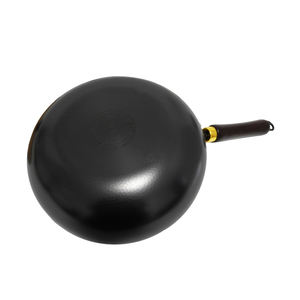 철제 빅 베일리 웍 물고기 비늘 질감 무코팅 녹 방지 빠른 가열 가정용 주방 일상 요리 - Product Image 5