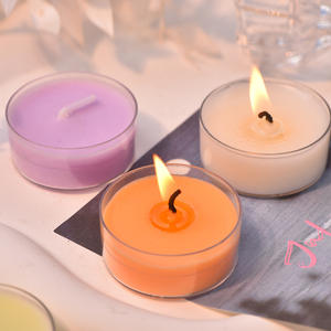 เทียนหอมมะพร้าวขนาดเล็ก ทำมือ ย่อยสลายได้ กลิ่นหอมหรูหรา สำหรับงานแต่งงาน งานดิวาลี วันวาเลนไทน์ วันเกิด ของขวัญ - Product Image 3