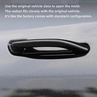 Poignée de Porte Antigel pour Voiture pour Tesla Model Y/3/3+ Highland 2024 Cache Poignée de Porte Anti-Givre Pièces de Modification Automobile