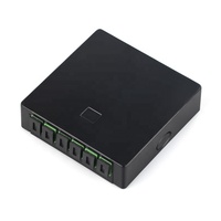 Prise d'abonné 6 ports 6 cœurs Clip en métal mural interne TB-6 boîtier d'abonné 86 boîtier de terminaison de fibre optique Panneau facial