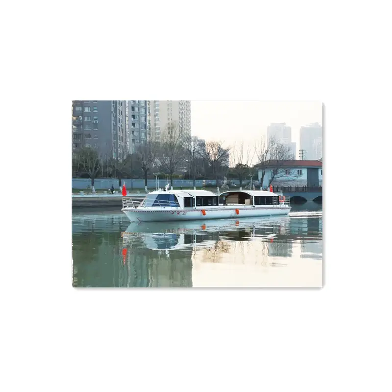 Electric Type Green Power Fiberglass Passenger Touring Boat