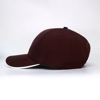 Gorras bordadas en 3D con logotipo personalizado al por mayor, gorra deportiva de poliéster para correr, gorra de béisbol lisa sin estructura de 6 paneles para correr