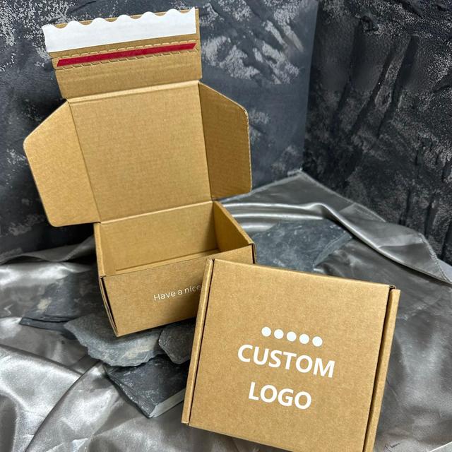 Kraft Paper Garment Electronics Packaging Box Digital Color-printed Embossing Zip-lock Airplane Box Easy-tear Corrugated Carton