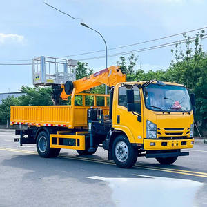 Plataforma de Trabajo Aéreo ISUZU 4x2 Diésel de 190 hp con Grúa y Capacidades de Autodescarga, Altura Máxima de Trabajo <span class=keywords><strong>20</strong></span> M - Product Image 3