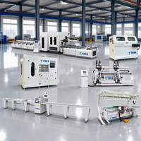 Machines de fabrication de fenêtres et de portes en aluminium avec centre de traitement CNC intégré, scie à perles de vitrage, sertissage d'angles et assemblage de quincaillerie