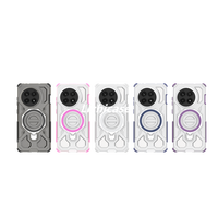 Coque de téléphone Lichicase de style mécanique avec bouton flexible pour la protection de l'objectif pour Oneplus ACE 5 5 Ultra Nord 5 CE5 Coque de protection