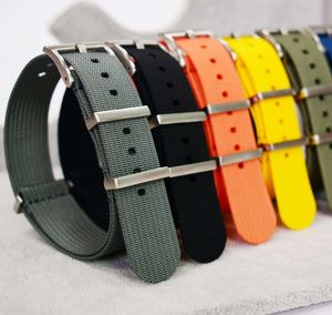 Vải Bện Đạn Đạo Nylon Ribbon Dây Đeo Đồng Hồ 18Mm 20Mm 22Mm Nylon Gân Nat0 Dây Đeo - Product Image 2