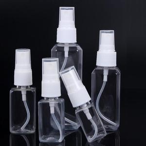 Botol Air Semprot Alkohol Plastik Hewan Peliharaan, Wadah Cairan Parfum Semprotan Kabut Halus Persegi Transparan 10/20/30/50/100Ml 1Oz - Product Image 4