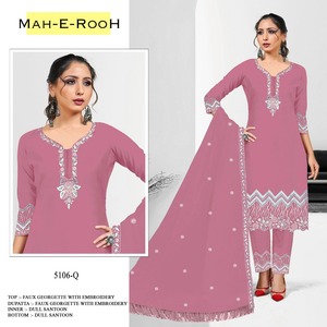 Costume prêt à l'emploi avec broderie lourde Costume palazzo pour mariage et fête à un prix abordable - Product Image 6