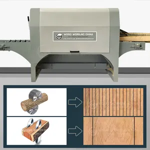 Hz0420 chế biến gỗ Vòng log cắt saw đa lưỡi đa Rip Saw máy