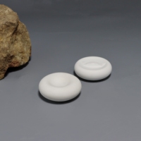 Diffuseur d'arôme en pierre de gypse concave avec logo personnalisé Diffuseur de pierre en céramique poreuse Diffuseur d'arôme de parfum Pierre