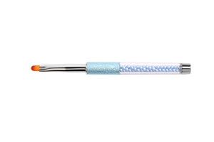 Pinceau liner en nylon pour nail art UV, avec virole sertie, pour la sculpture de pétales et la peinture de cristaux - Product Image 5