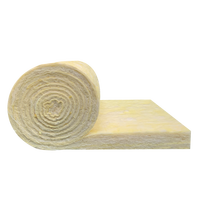ASTM C411 Temperatura Máxima de Servicio 170 ℃   Rollo de Lana de Vidrio R25, Manta de Fibra de Vidrio de Alto Rendimiento Térmico para América del Norte