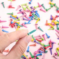 100 Piezas de Pasadores Multicolores de 8*14mm, Sujetadores de Papel para Scrapbooking, Manualidades y DIY