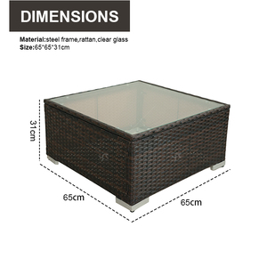 All Day <b>Outdoor</b> 6 Seat Garden Sectional Furniture <b>Rattan</b> <b>Outdoor</b> Terrace Session Set <b>Rattan</b> <b>Outdoor</b> Set - Product Image 3