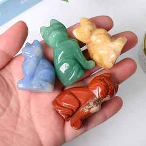 Bán Buôn Pha Lê Thủ Công Mỹ Nghệ Khắc Pha Lê Động Vật Pha Lê Mèo Cho Trang Trí - Product Image 4