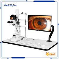 Aist Optics Lampe à fente numérique galiléenne optique de haute qualité Cinq étapes Grossissement LED Équipement d'ophtalmologie LS-5Dx