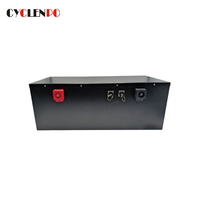 Baterai Lithium Iron Phosphate CYCLENPO 48V 100/200Ah 4000 Siklus, Garansi 5 Tahun, Dilengkapi Bluetooth BMS untuk EV ESS