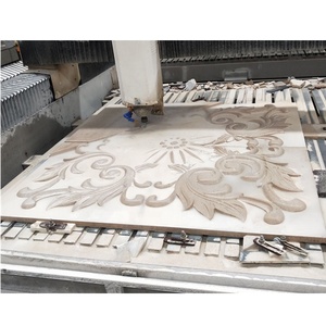 Panel de Pared de Arenisca para Decoración Exterior, Diseño Moderno Beige, Diseño Gráfico CNC 3D, Azulejos de Mármol Pulido Modernos para Pared, Paia ST - Product Image 1