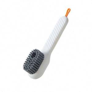 Brosse de nettoyage de chaussures professionnelle multifonctionnelle en plastique avec distribution de liquide, à poils souples, portable, pour le linge domestique, un outil magique - Product Image 6