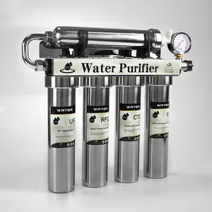 Sistema de filtro purificador de agua de membrana Uf, carcasa de acero inoxidable 304 para toda la casa
