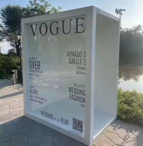 Fondo de Tela Personalizado para Bodas Modernas <span class=keywords><strong>Ernst</strong></span>, Caja Plegable de Alta Calidad, Cabina de Fotos para Bodas y Eventos - Product Image 2