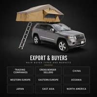 Tente de toit souple à montage rapide, pliable et extensible, pour SUV 4x4, camping sauvage – Approvisionnement direct usine