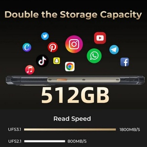 Teléfono Inteligente Resistente Global Oukitel WP30 Pro 120W 5G, Android 13, 12GB+512GB, 11000 mAh, Pantalla FHD+ de 6.78 Pulgadas, Teléfono Móvil con Cámara de 108MP, Smartphones 5G - Product Image 5