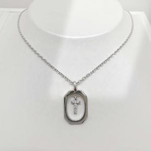 factory price plata 925 <b>silver</b> zircon <b>letter</b> pendant <b>necklace</b> fashion jewelry hip hop gold plated korean style charms <b>necklaces</b> - Product Image 3
