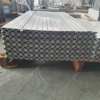 Profilé en aluminium extrudé série 6000 8144 15x15 à rainure en T, fabriqué en Chine, pour établi, étagère de robot, découpe personnalisée de 15 à 80 mm