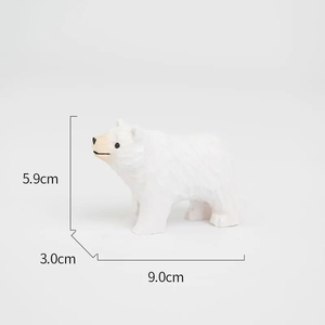 Animali del <span class=keywords><strong>bosco</strong></span> in <span class=keywords><strong>legno</strong></span> giraffa giocattoli per bambini fai da te decorazioni regali decorazioni artigianali per la casa piccoli animali da giardino statua - Product Image 4