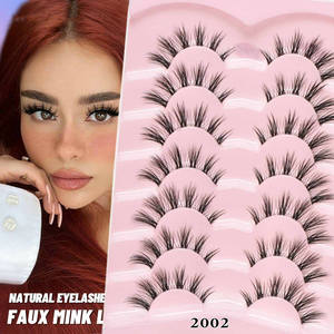 ชุดขนตาปลอมทำมือ10คู่3D ขน<span class=keywords><strong>ต</strong></span>าปลอมขนมิงค์เทียมจาก3D วีแกนทำด้วยมือ - Product Image 2