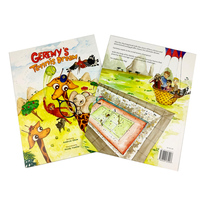 Livre d'histoires amusant et coloré pour enfants avec reliure parfaite, impression sur papier fantaisie écologique