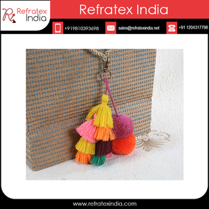 Llaveros de poliéster hechos a mano para bolsos - Product Image 4