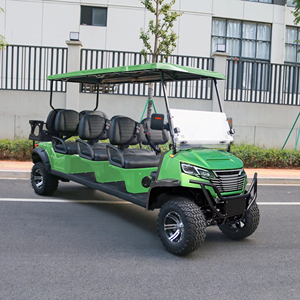 6 מושבים מחוץ לכביש עגלת גולף חשמלי 72v, סולארית מופעל עם סוללת ליתיום - Product Image 1