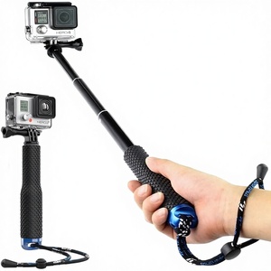 Perche à selfie télescopique extensible en aluminium léger (7-19 pouces) compatible avec Hero 11 10 9 8 7 6 5 4 3+ - Product Image 2