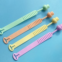 Lève-couvercle de toilette en silicone, poignée pratique et mignonne pour ouvrir le couvercle, hygiénique et anti-salissure