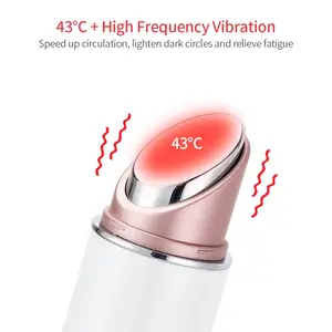 2 in 1 Gesichts-Augen massage gerät Beliebteste RF EMS LED-Licht vibrations massage Haut verjüngung Facelift ing