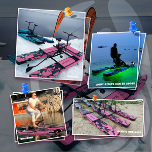 Spatium Hydrofoil Propeller Portable Water Bike Pedal Boat Sea Bike Bicycle Inflatable Pontoon for Water Bikes - Product Image 4