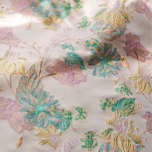 वसंत शरद ऋतु ब्रोकेड jacquard कपड़े के लिए धातु तार नई वसंत ब्रोकेड कपड़े परिधान - Product Image 2