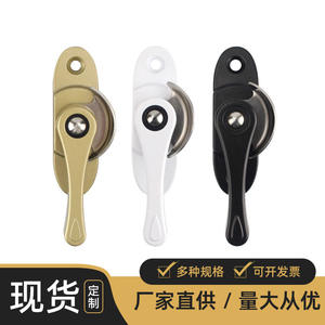 Juego de Candados de Acero Inoxidable con Cierre de Media Luna, Diseño Moderno y Simple, Cierre Deslizante Antiguo para Ventanas y Puertas - Product Image 2